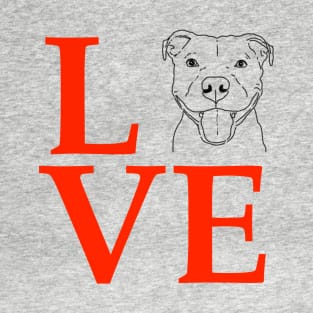 Pit Bull LOVE, Pittie Love T-Shirt